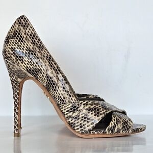 Tory Burch Snakeskin Animal Print Sandals Size 7